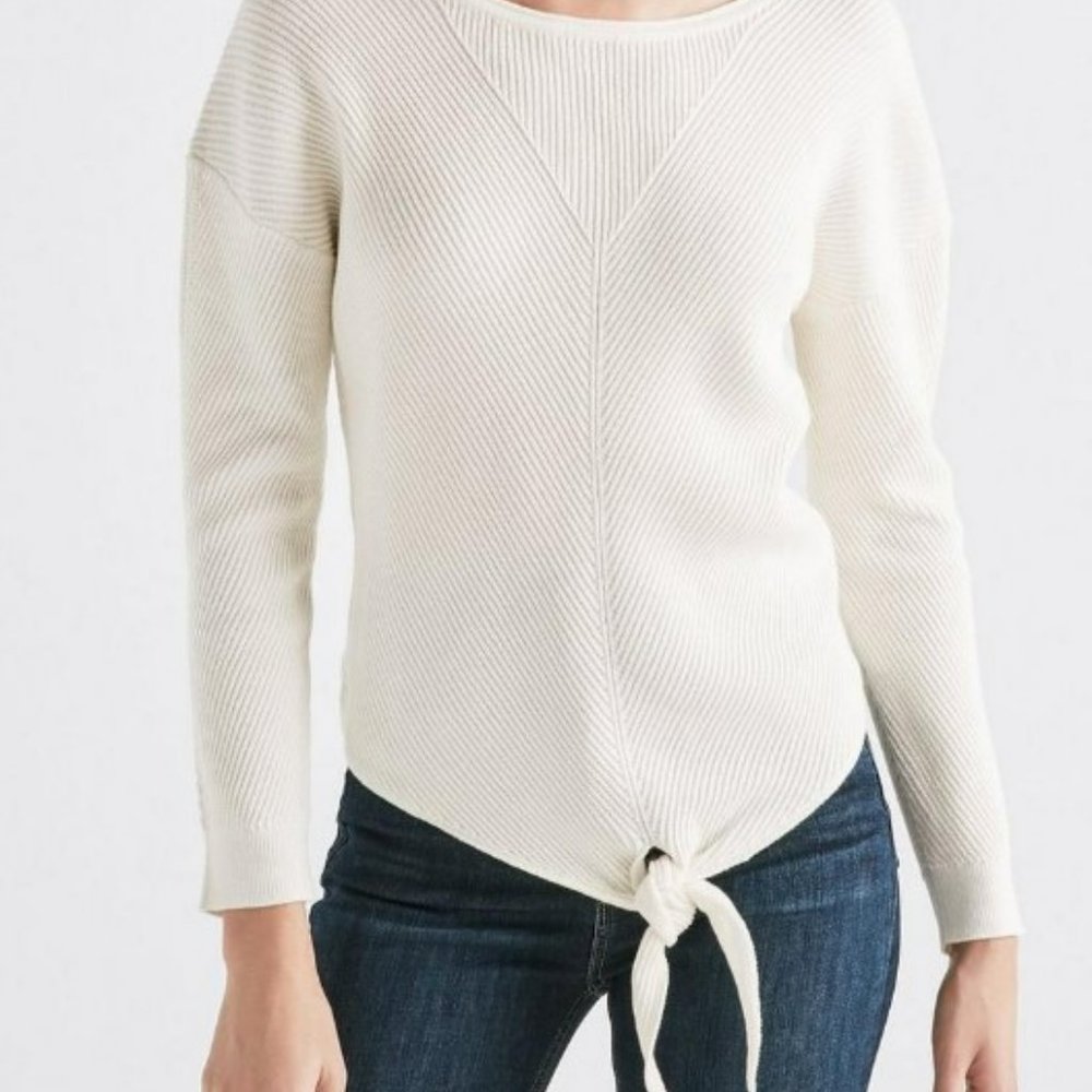 Lucky Brand Tie Front Sweater